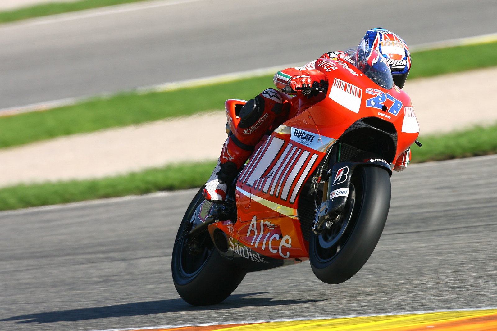Stoner, Valencia MotoGP Tests 2008