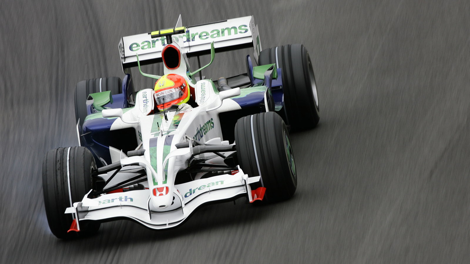 Rubens Barrichello (BRA) Honda RA108, Brazilian F1 Grand Prix, Interlagos, 30th October 2008-2nd, No