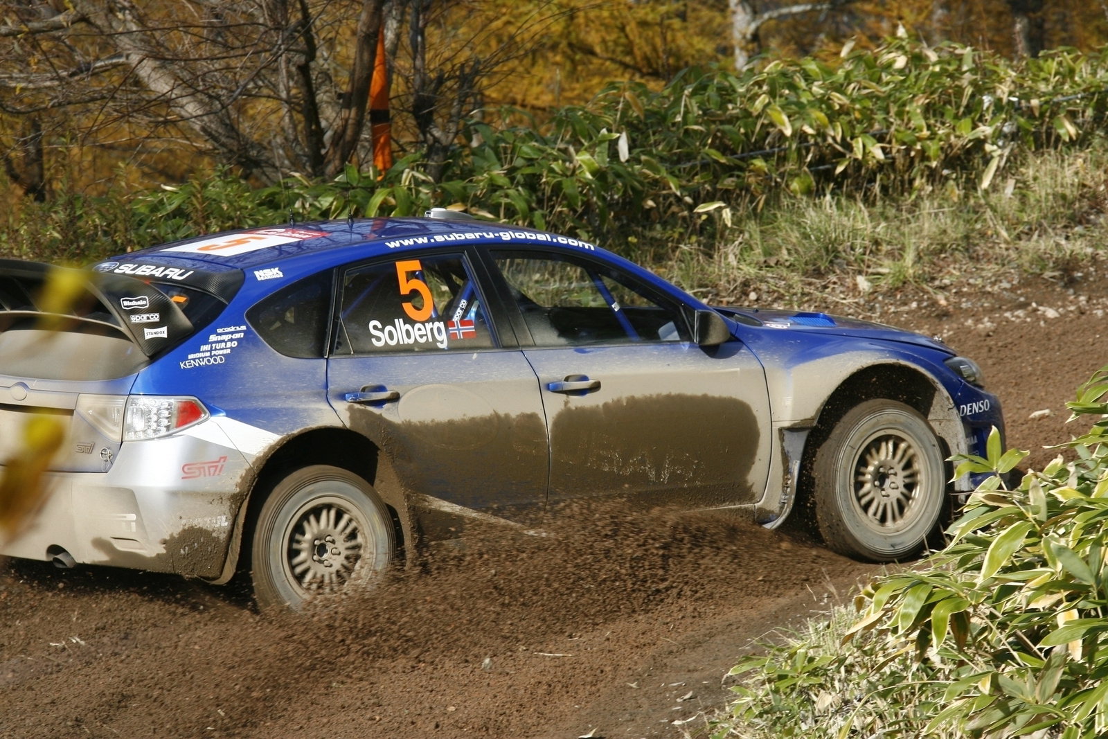 Petter Solberg (N) Philip Mills (GB) Subaru impreza WRC 2008