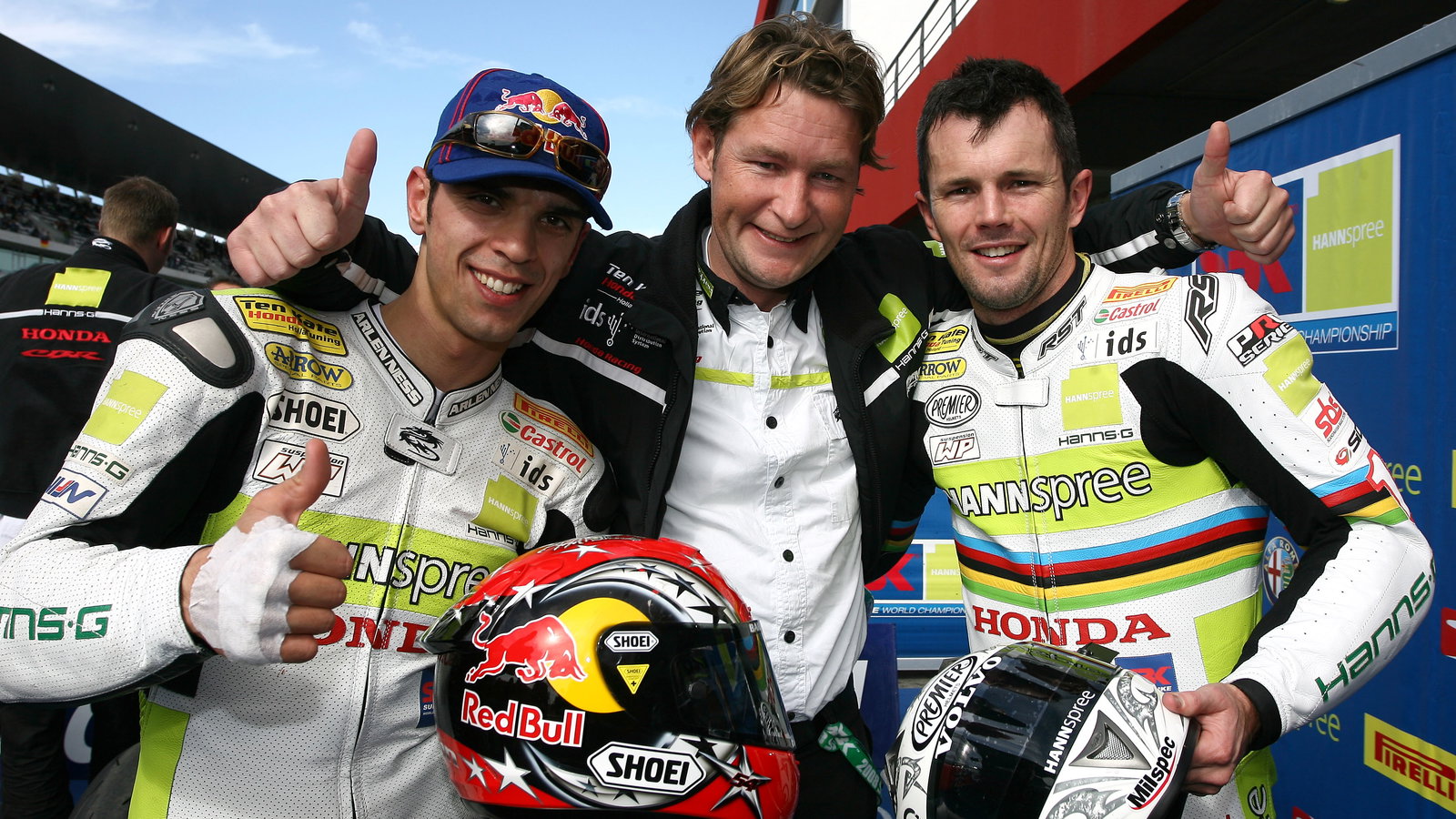 Sofuoglu, Pitt, Ronald Ten Kate, Portuguese WSS Race 2008