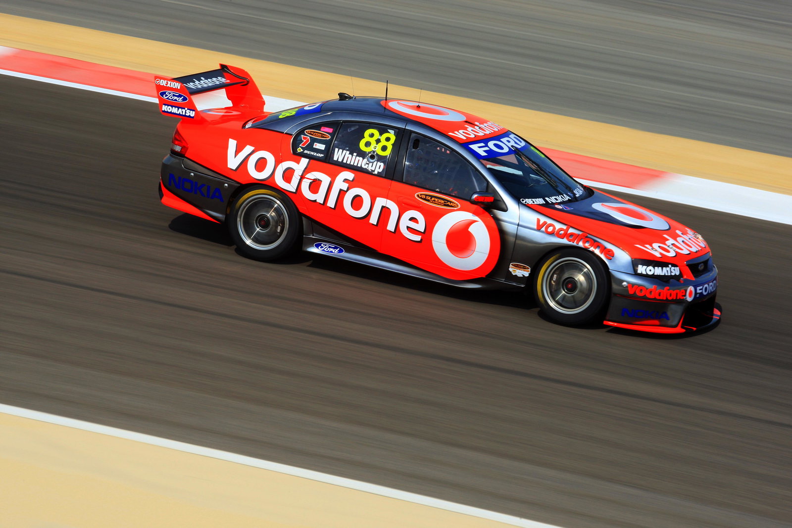 Jamie Whincup, (aust) Team Vodafone 888 Ford
The Desert 400
Rd 12 V8 Supercars
Bahrain Internat