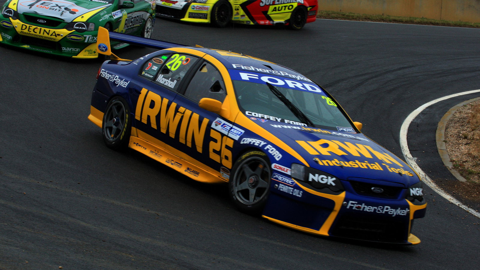 Marcus Marshall, (aust) Irwin Tools Britek Ford
Falken Tasmania Challenge
Rd 13 V8 Supercars
Sy