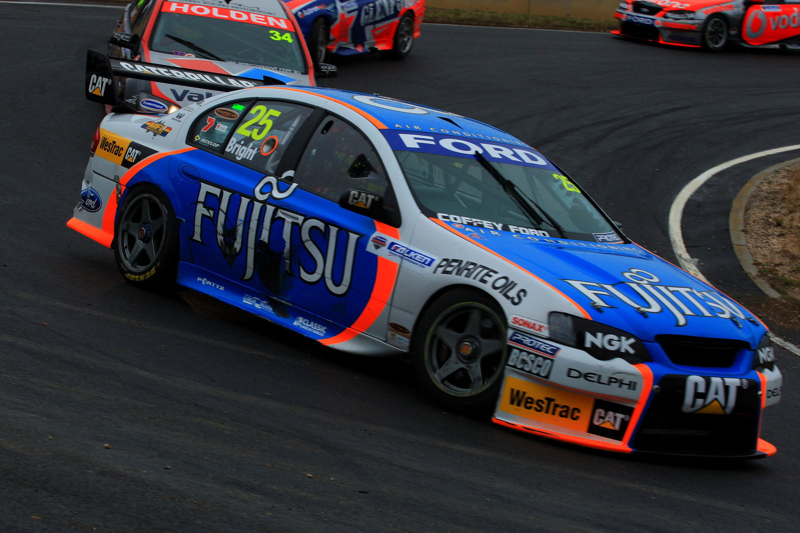 Jason Bright, (Aust), Fujitsu Britek Ford
Falken Tasmania Challenge
Rd 13 V8 Supercars
Symmo