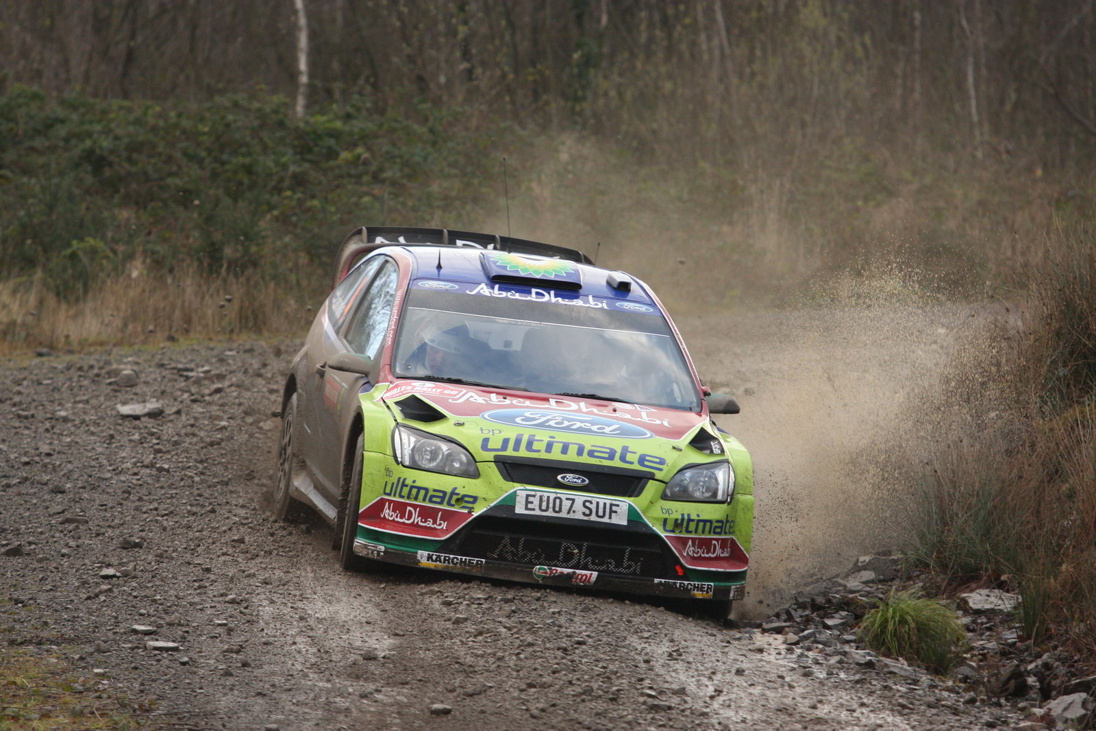 Jari-Matti Latvala (FIN) Miikka Anttila(FIN), Ford Focus RS WRC07, BP Ford Abu Dhabi World Rally Tea
