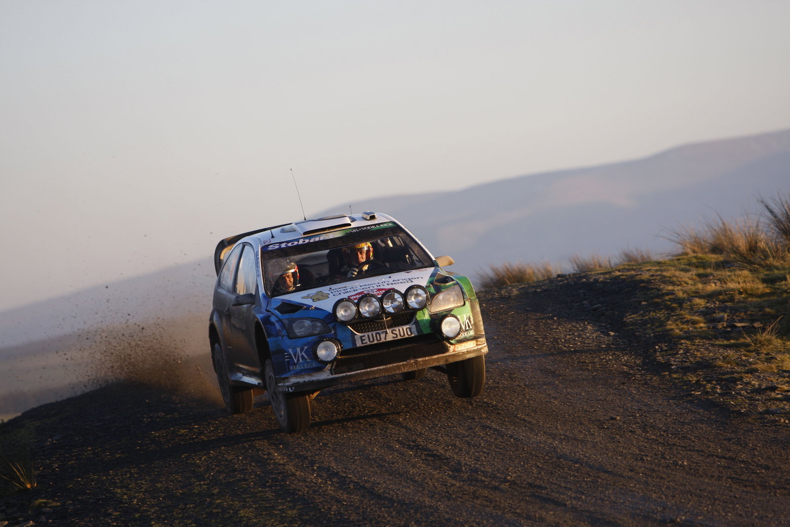 Valentino Rossi (ITA) Carlo Cassina (ITA), Ford Focus RS WRC 07, Stobart VK M-Sport Ford Rally Team