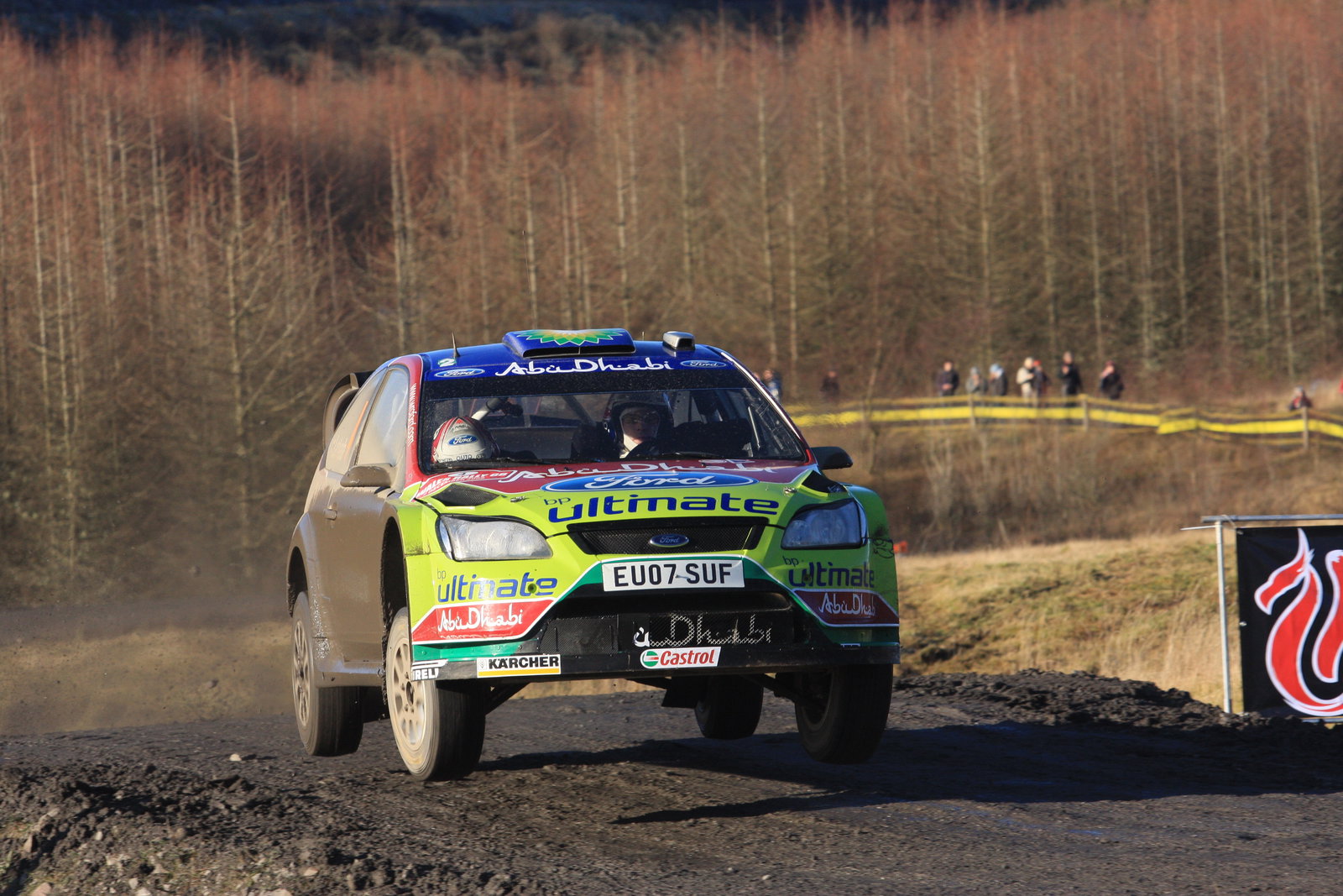 Jari-Matti Latvala (FIN) Miikka Anttila (FIN) Ford Focus RS WRC07, BP Ford Abu Dhabi WRT