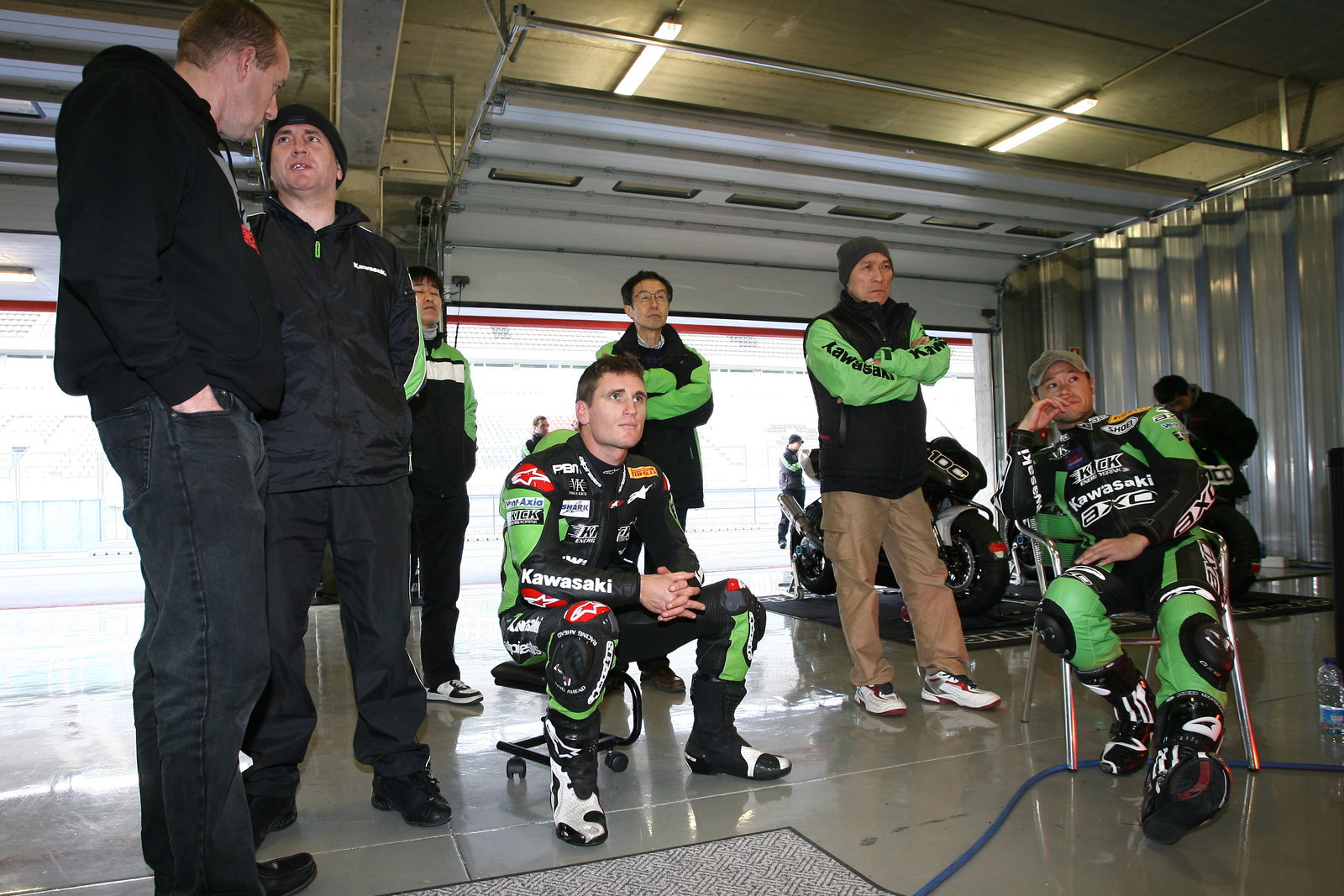 Parkes, Tamada, New Superpole practice, Portuguese WSBK Test 2009