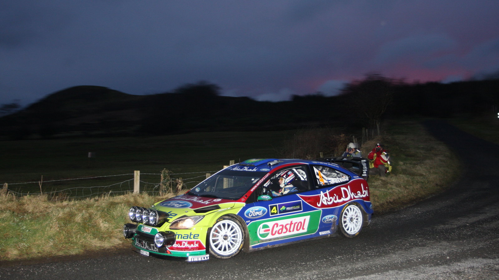 Jari-Matti Latvala (FIN) Miikka Anttila(FIN), Ford Focus RS WRC08, BP Ford Abu Dhabi World Rally Tea