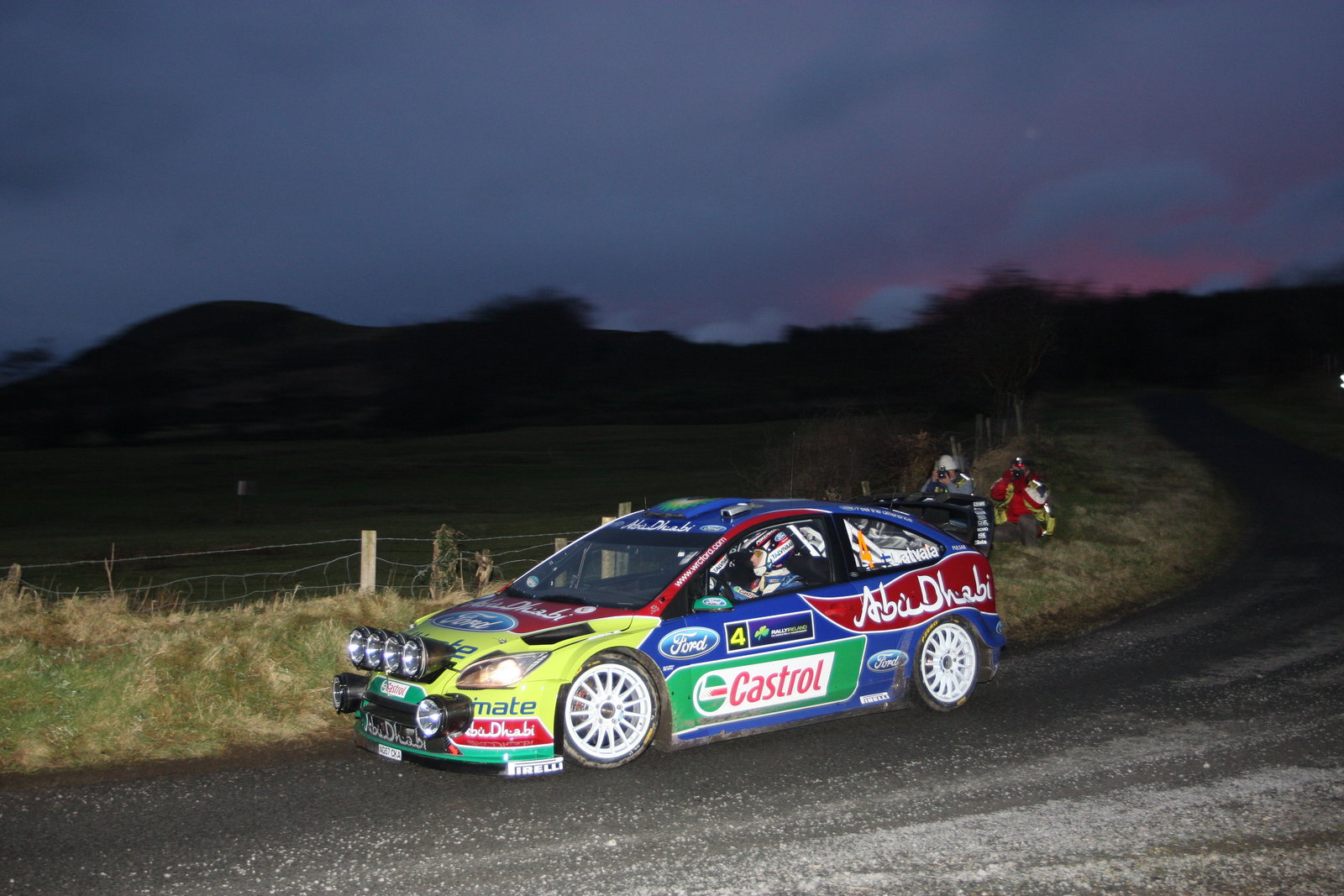 Jari-Matti Latvala (FIN) Miikka Anttila(FIN), Ford Focus RS WRC08, BP Ford Abu Dhabi World Rally Tea