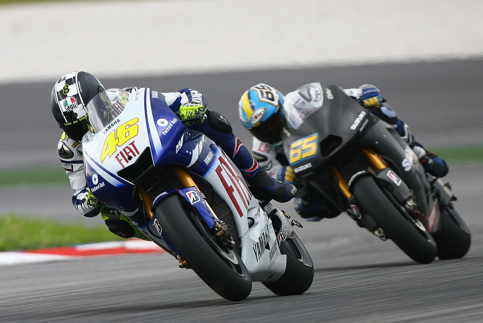 Rossi and Capirossi, Sepang MotoGP tests, 2009