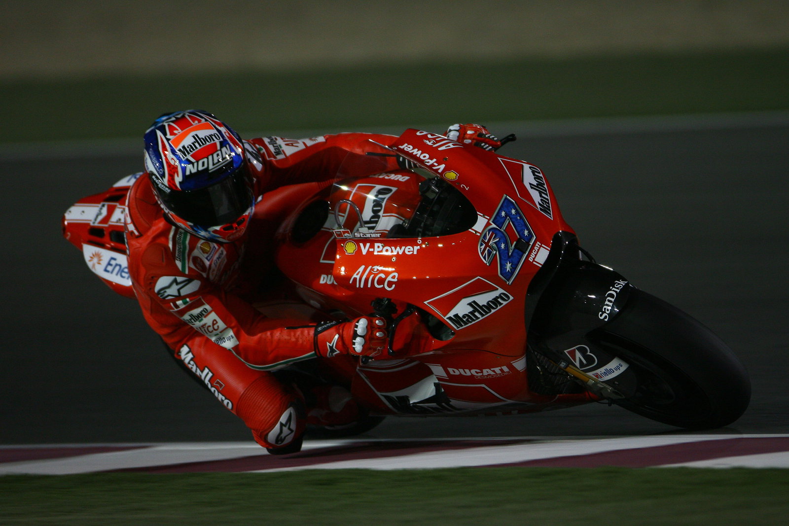 Stoner, Qatar MotoGP Test 2009