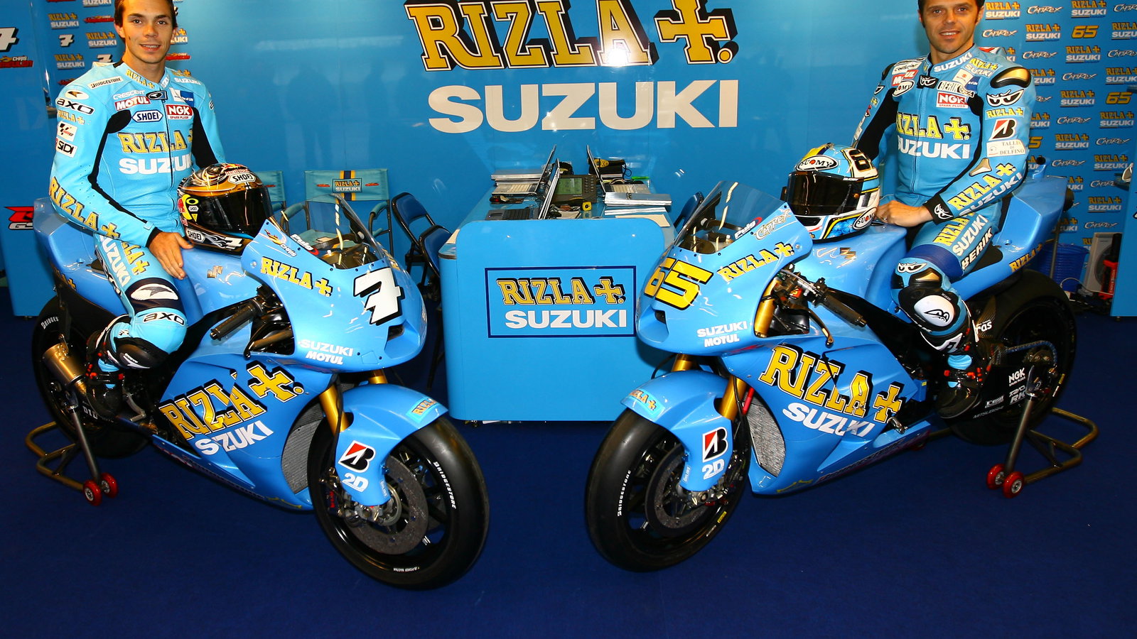 Vermeulen and Capirossi, Jerez MotoGP tests, 2009