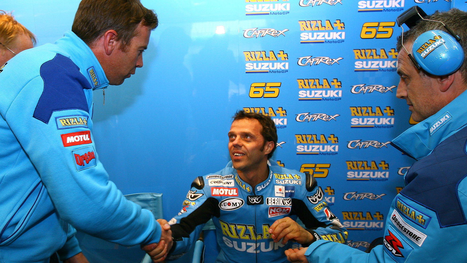 Denning and Capirossi, Jerez MotoGP Test 2009