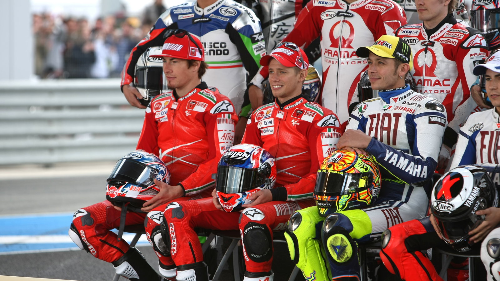 Rossi, Stoner, Hayden, Jerez MotoGP Test 2009
