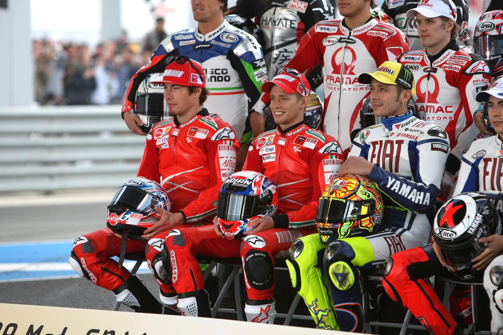 Rossi, Stoner, Hayden, Jerez MotoGP Test 2009