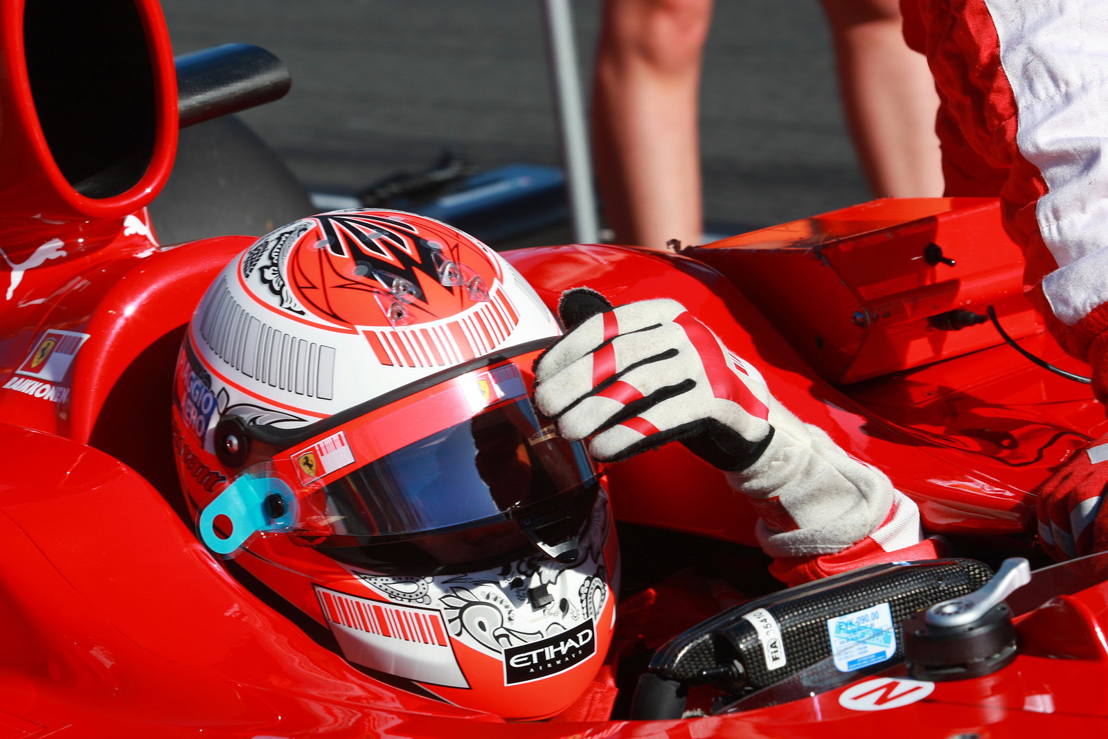 Kimi Raikkonen (Fin) Ferrari F60 ING Australian Formula 1 Grand PrixRd 1 World F1 Championsh