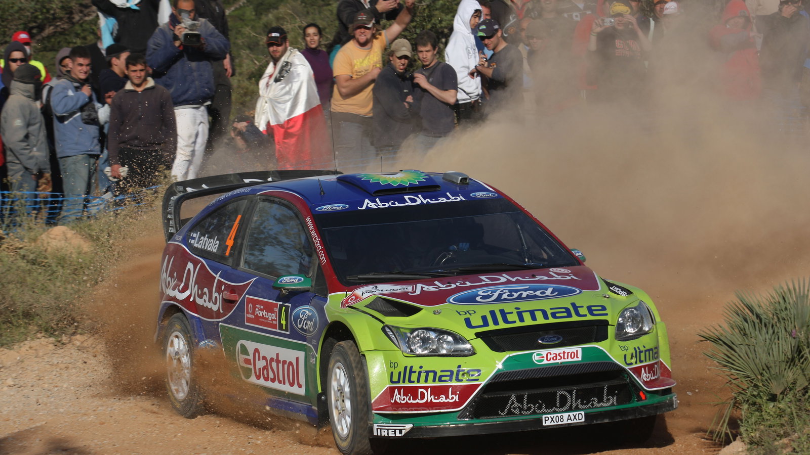 Jari-Matti Latvala (FIN) Miikka Anttila(FIN), Ford Focus RS WRC08, BP Ford Abu Dhabi World Rally Tea