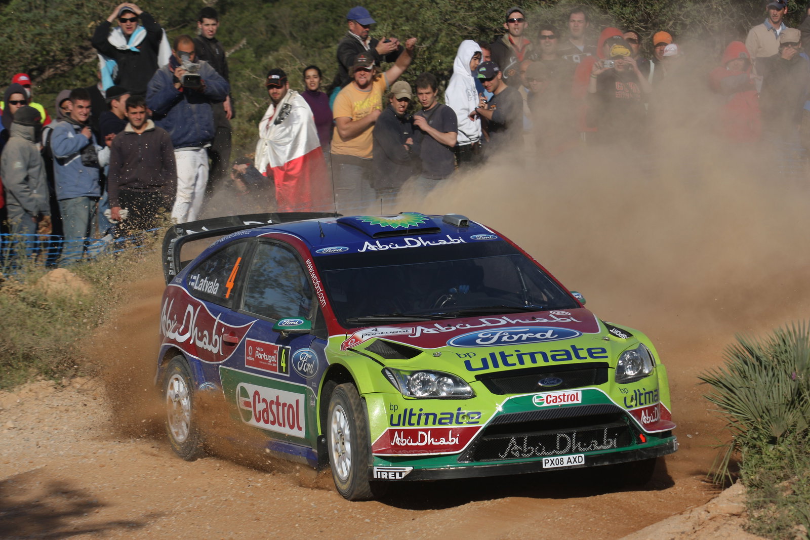 Jari-Matti Latvala (FIN) Miikka Anttila(FIN), Ford Focus RS WRC08, BP Ford Abu Dhabi World Rally Tea