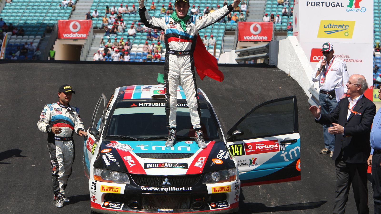 Armindo Araujo (POR) Miguel Ramalho (POR) Mitsubishi Lancer Evo IX, Ralliart Italy