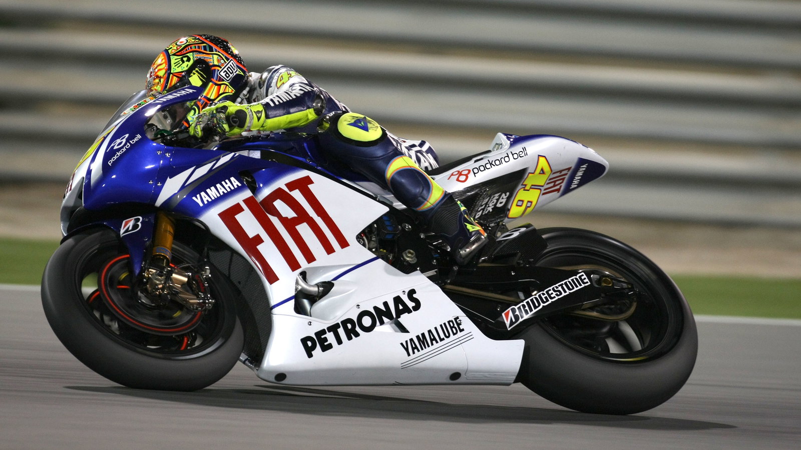 Rossi, Braking, Glowing discs, Qatar MotoGP 2009