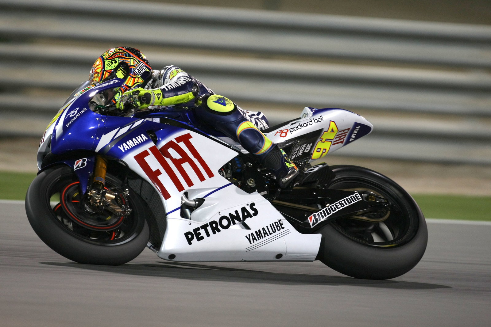 Rossi, Braking, Glowing discs, Qatar MotoGP 2009
