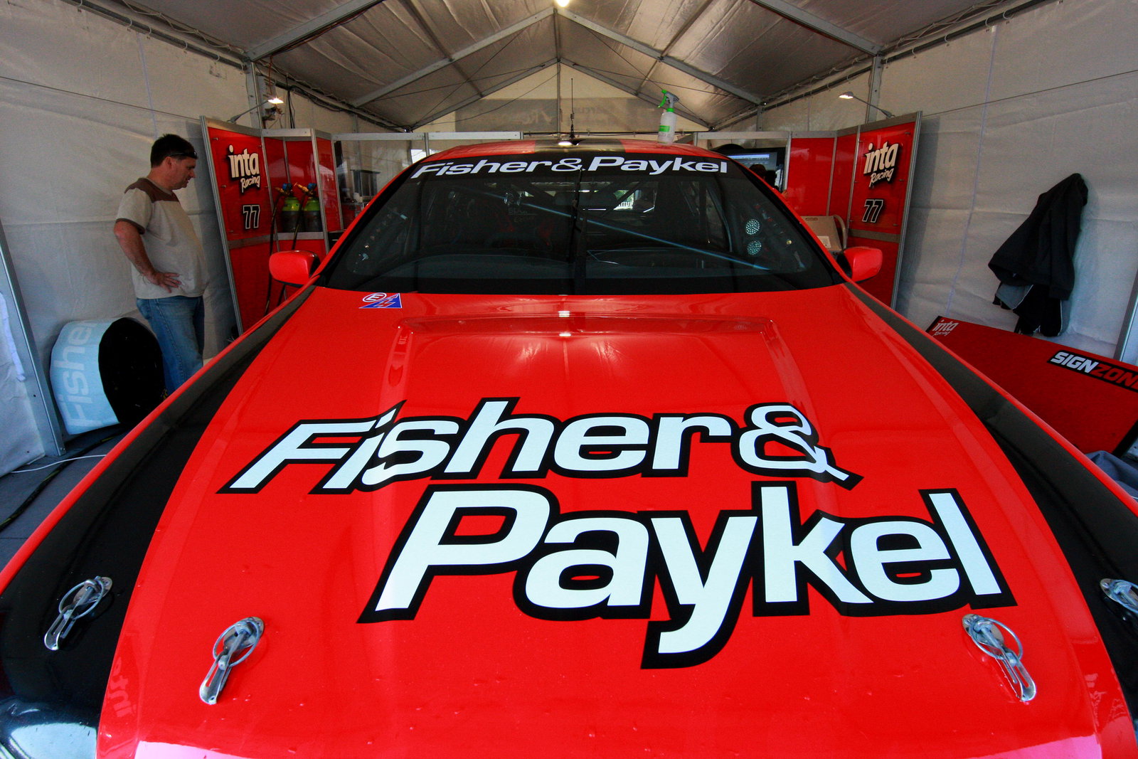 Marcus Marshall (Aust) Access Cash Ford Rd 2 V8 Supercars Hamilton 400 Hamilton, New Zealan