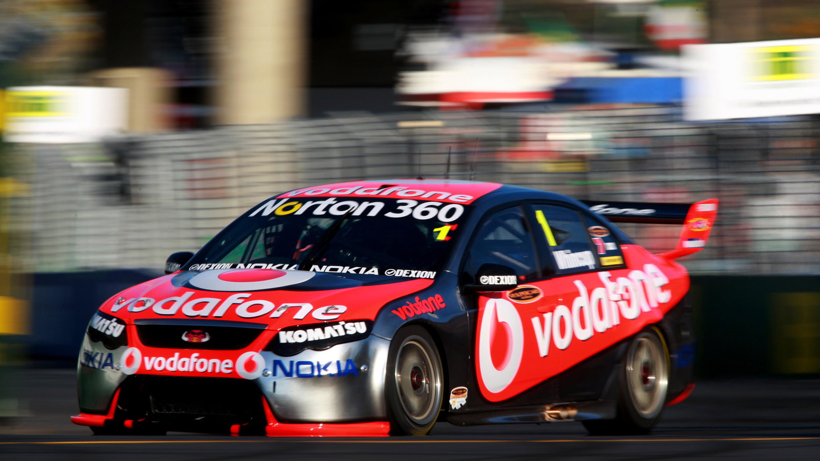 Jamie Whincup (Aust) Team Vodafone 888 FordRd 2 V8 Supercars Hamilton 400Hamilton, New Zea