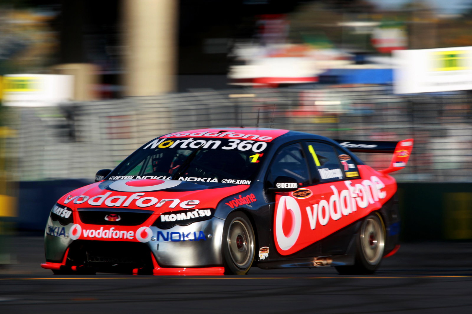 Jamie Whincup (Aust) Team Vodafone 888 FordRd 2 V8 Supercars Hamilton 400Hamilton, New Zea