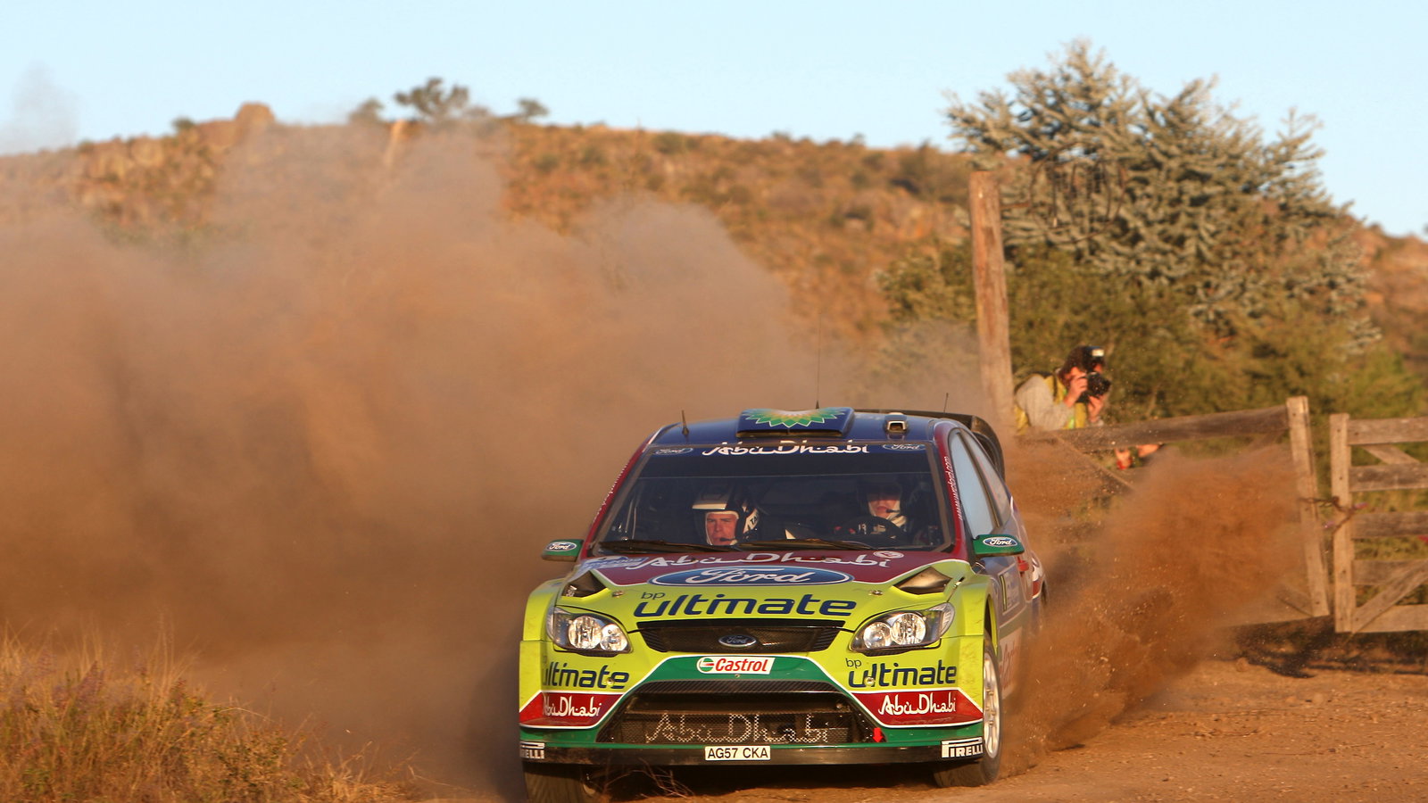 Jari-Matti Latvala (FIN) Miikka Anttila(FIN), Ford Focus RS WRC08, BP Ford Abu Dhabi World Rally Tea