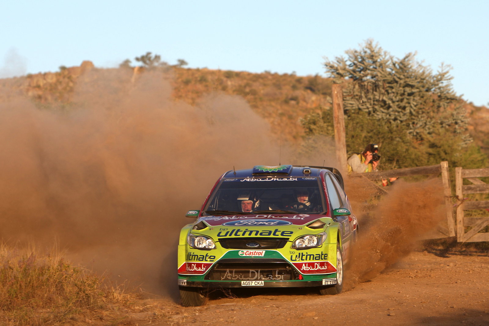 Jari-Matti Latvala (FIN) Miikka Anttila(FIN), Ford Focus RS WRC08, BP Ford Abu Dhabi World Rally Tea
