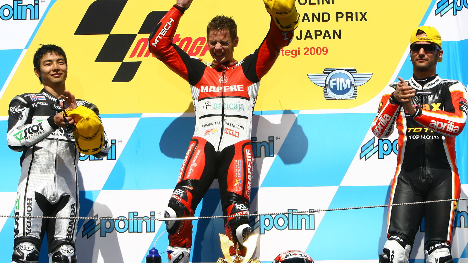 Aoyamai, Bautista, Pasini, Japanese 250GP 2009