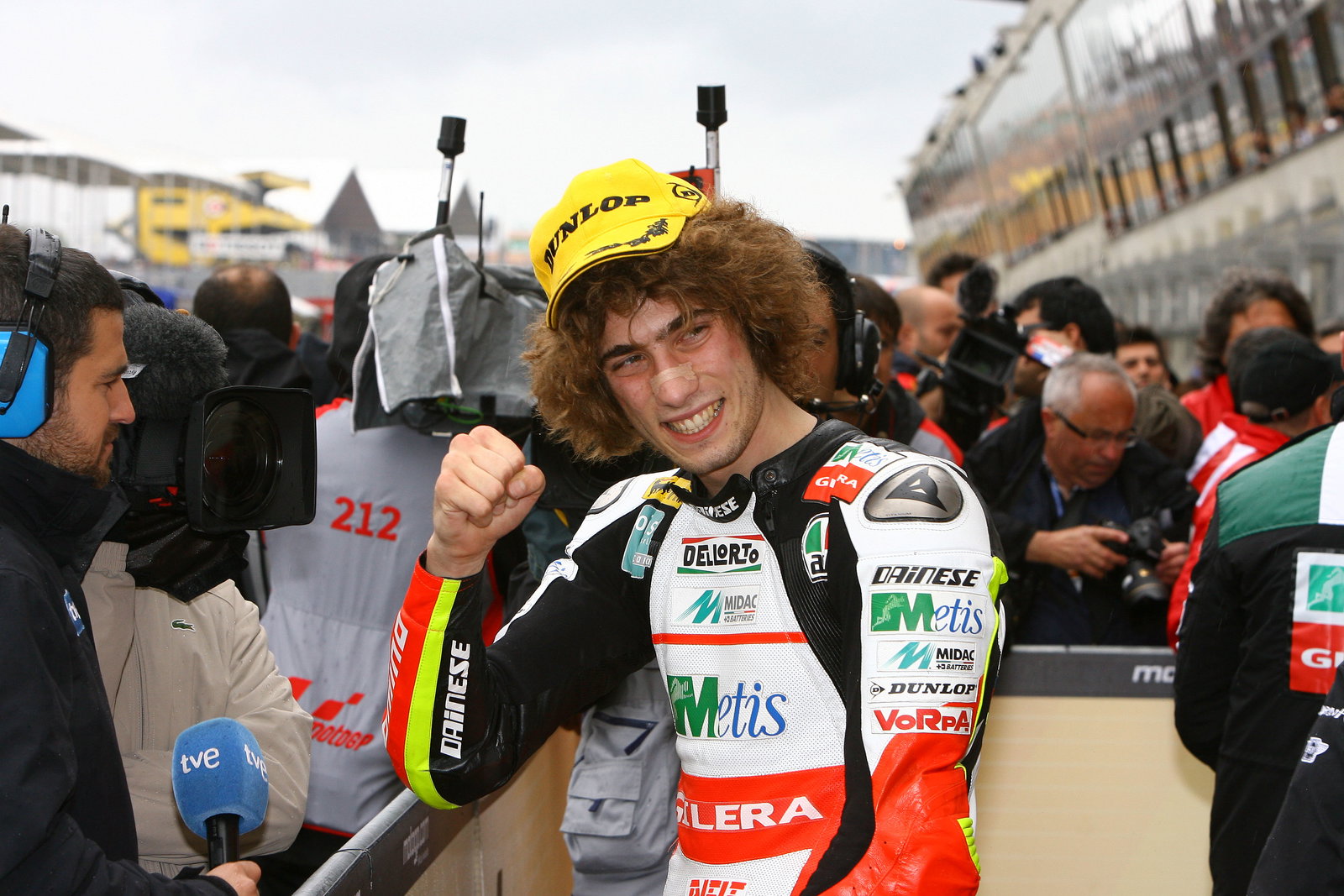 Simoncelli, French 250GP Race 2009