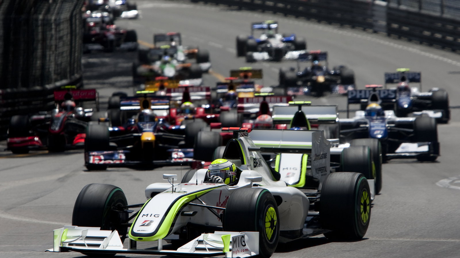 Start, Monaco F1 Grand Prix, 21st-24th, May 2009