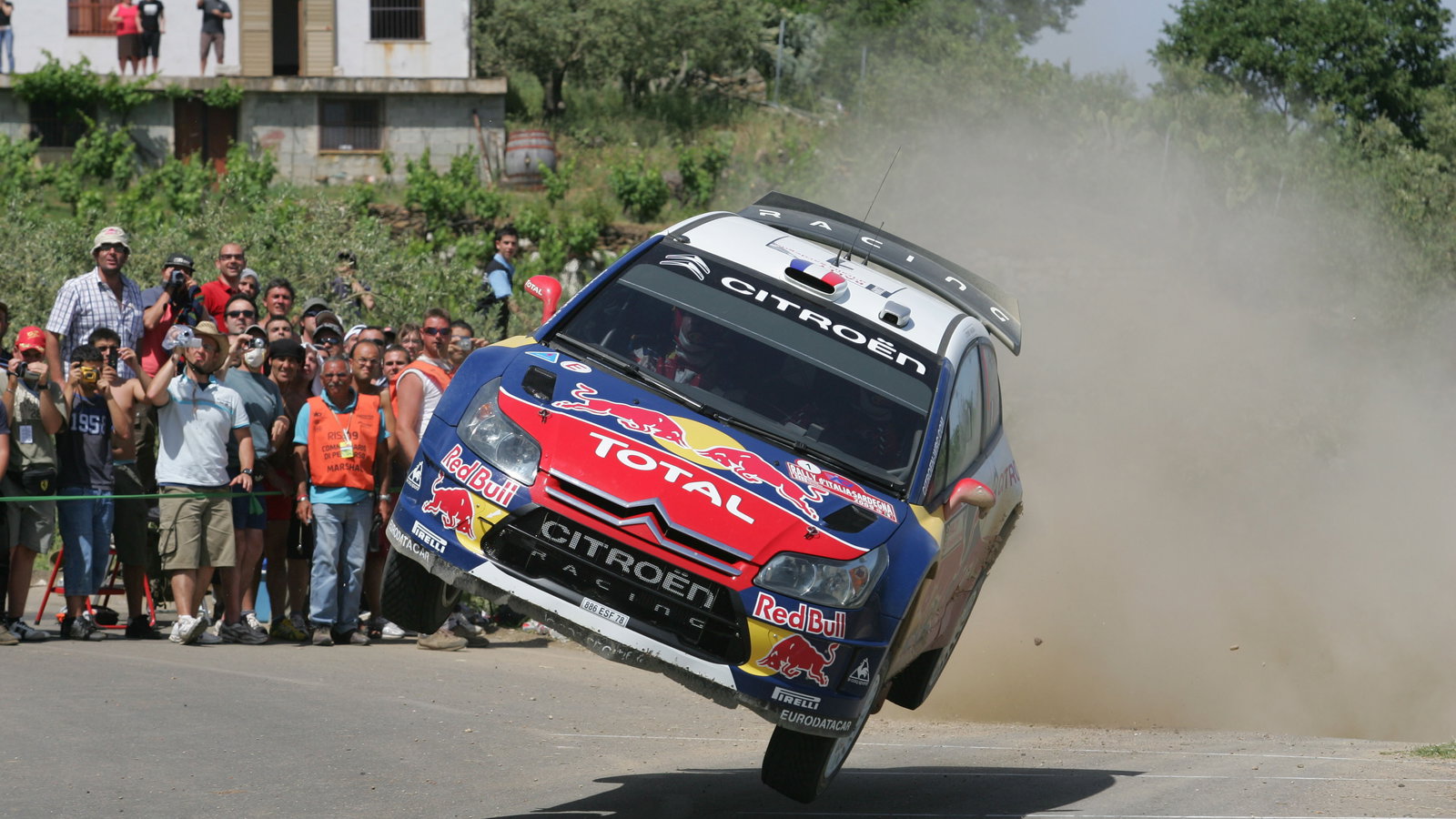 Sebastien Loeb (fra) Daniel Elena (mc) Citroen C4 Wrc - Citroen Total WRT