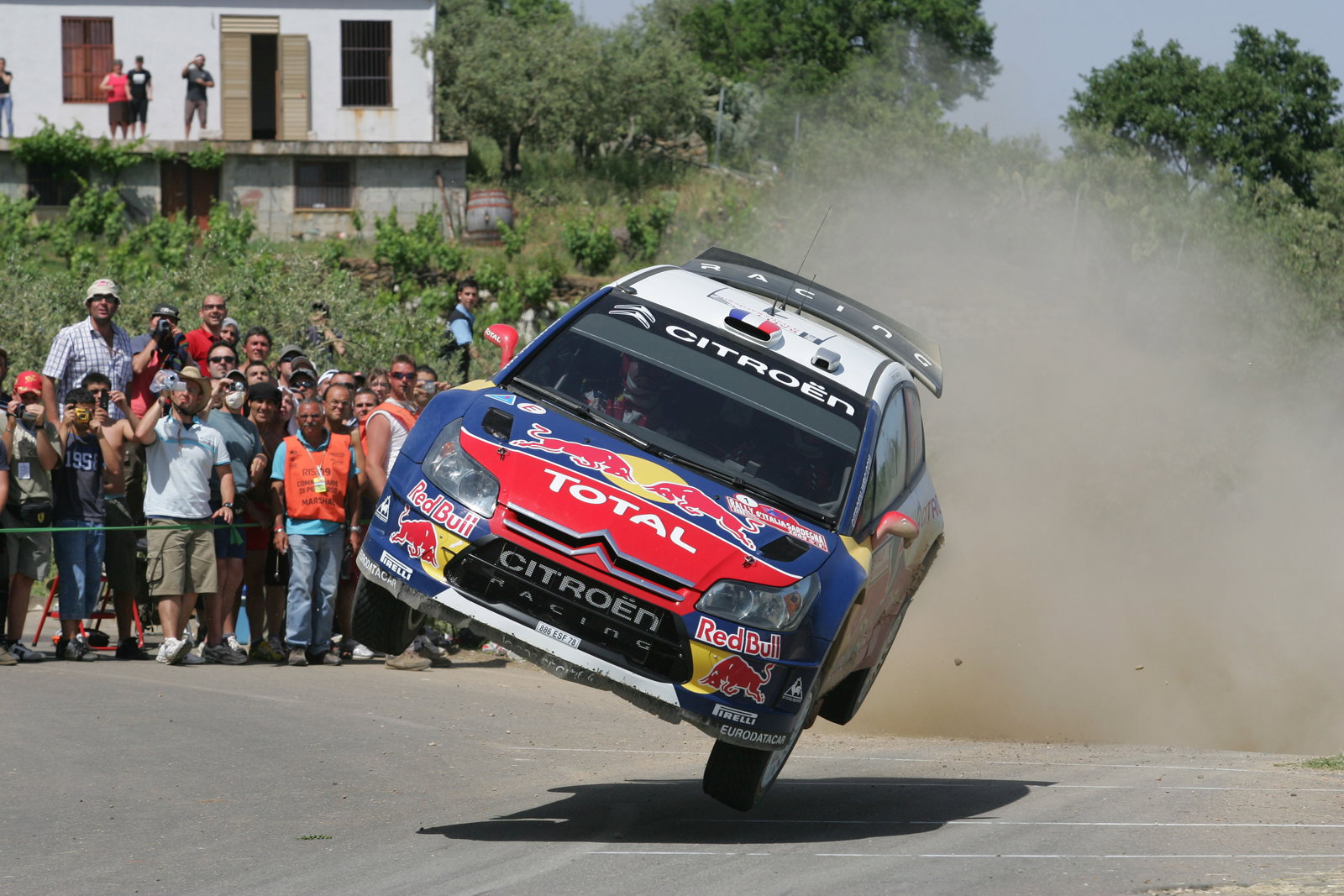 Sebastien Loeb (fra) Daniel Elena (mc) Citroen C4 Wrc - Citroen Total WRT