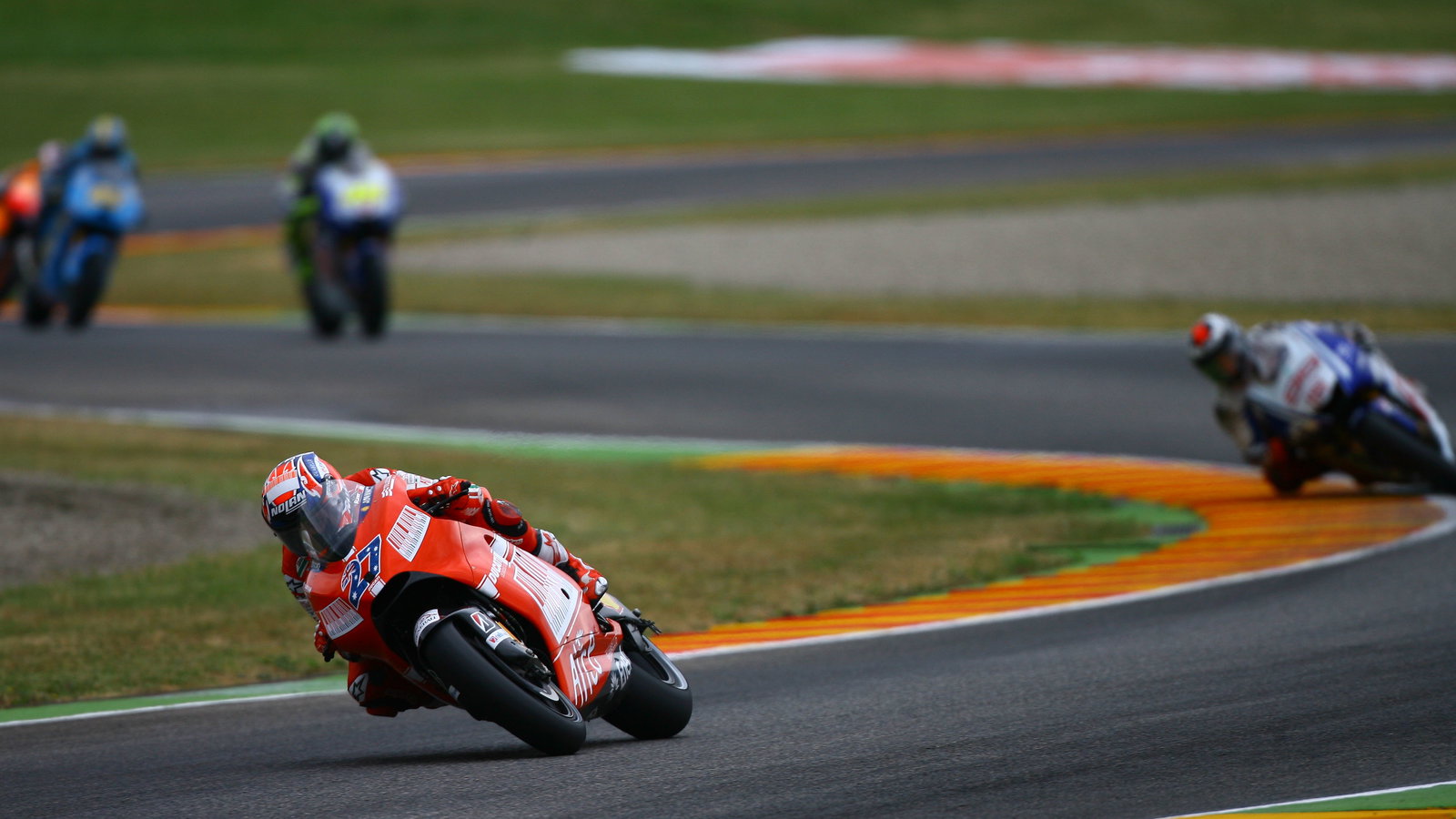 Stoner, Lorenzo, Rossi, Italian MotoGP 2009