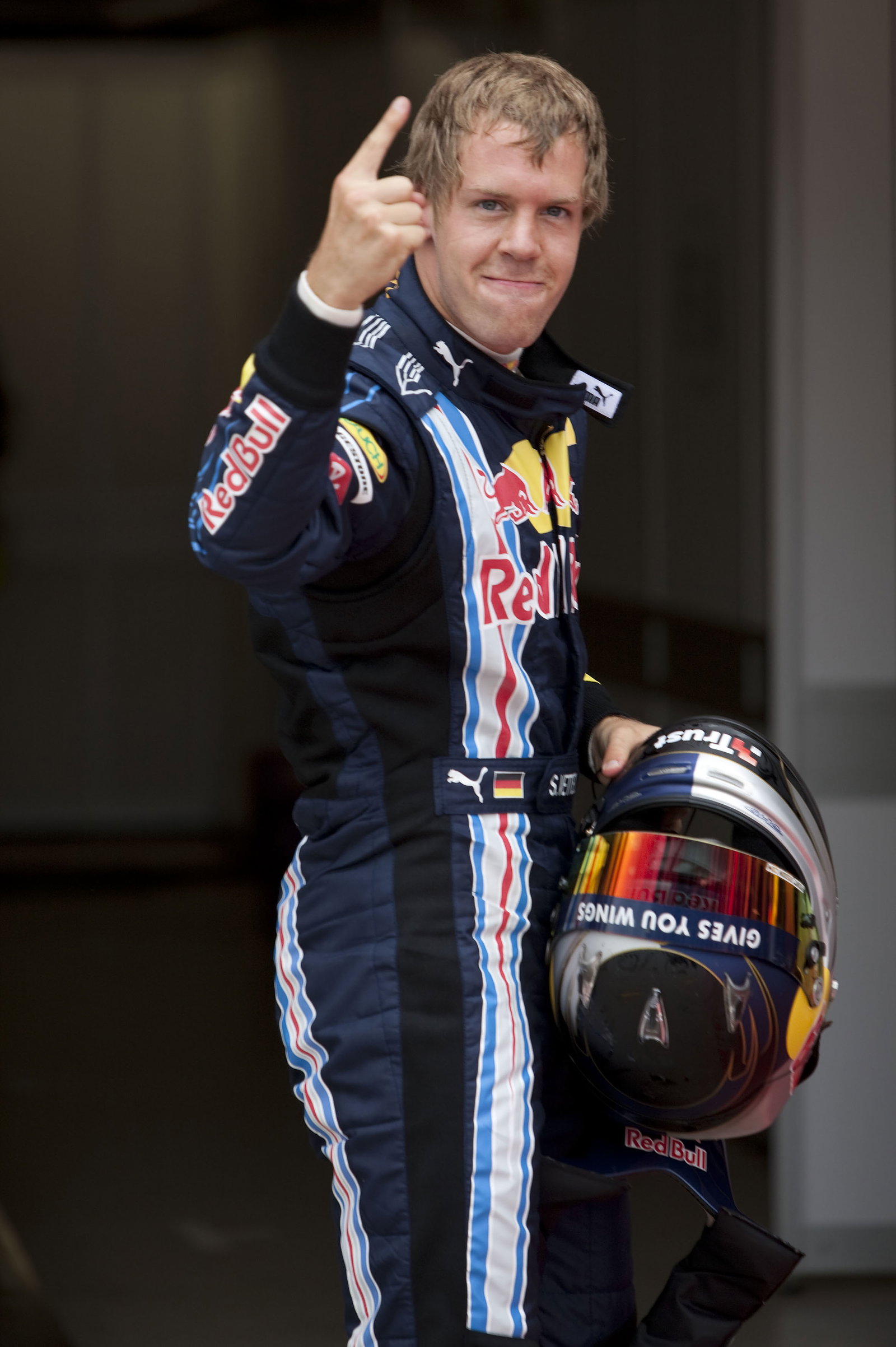 Sebastian Vettel (GER) Red Bull RB5 Gets Pole, British F1, Silverstone, 19th-21st, June, 2009