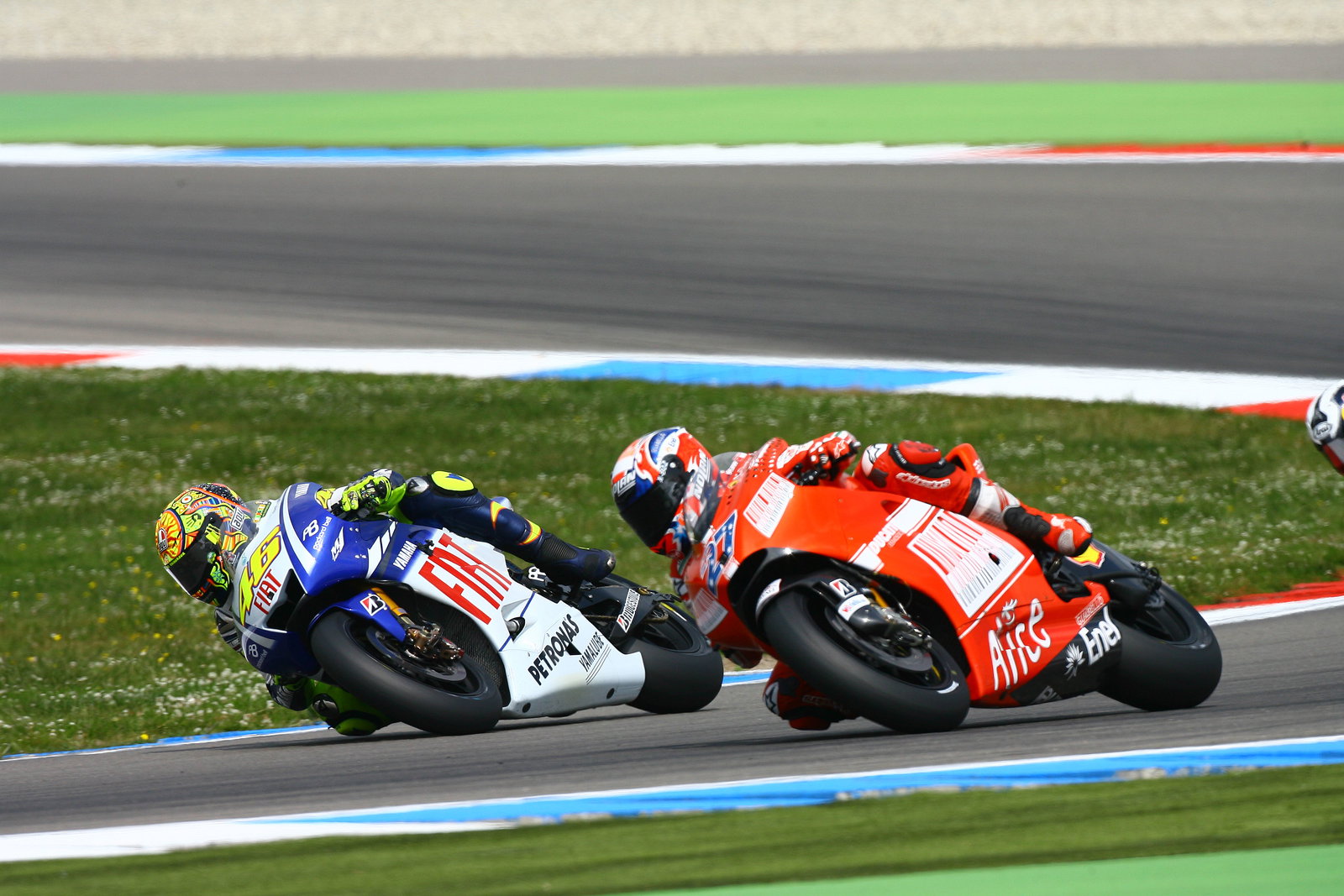 Rossi and Stoner, Dutch MotoGP 2009