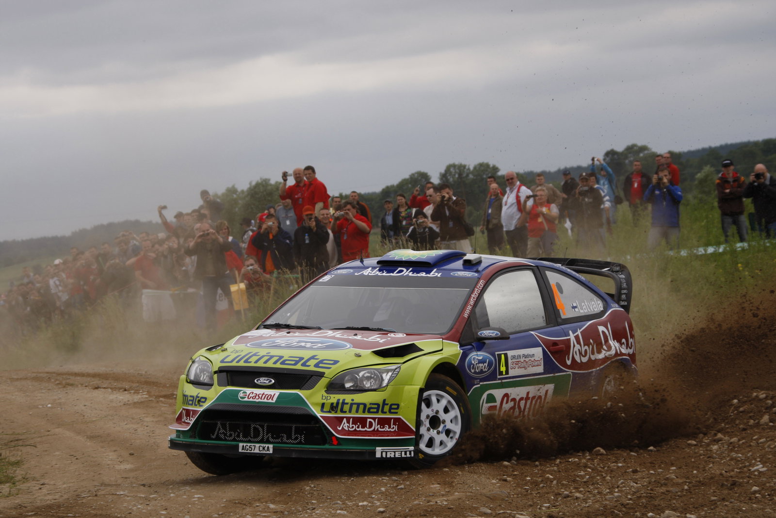 Jari-Matti Latvala (FIN) Miikka Anttila(FIN), Ford Focus RS WRC08, BP Ford Abu Dhabi World Rally Tea