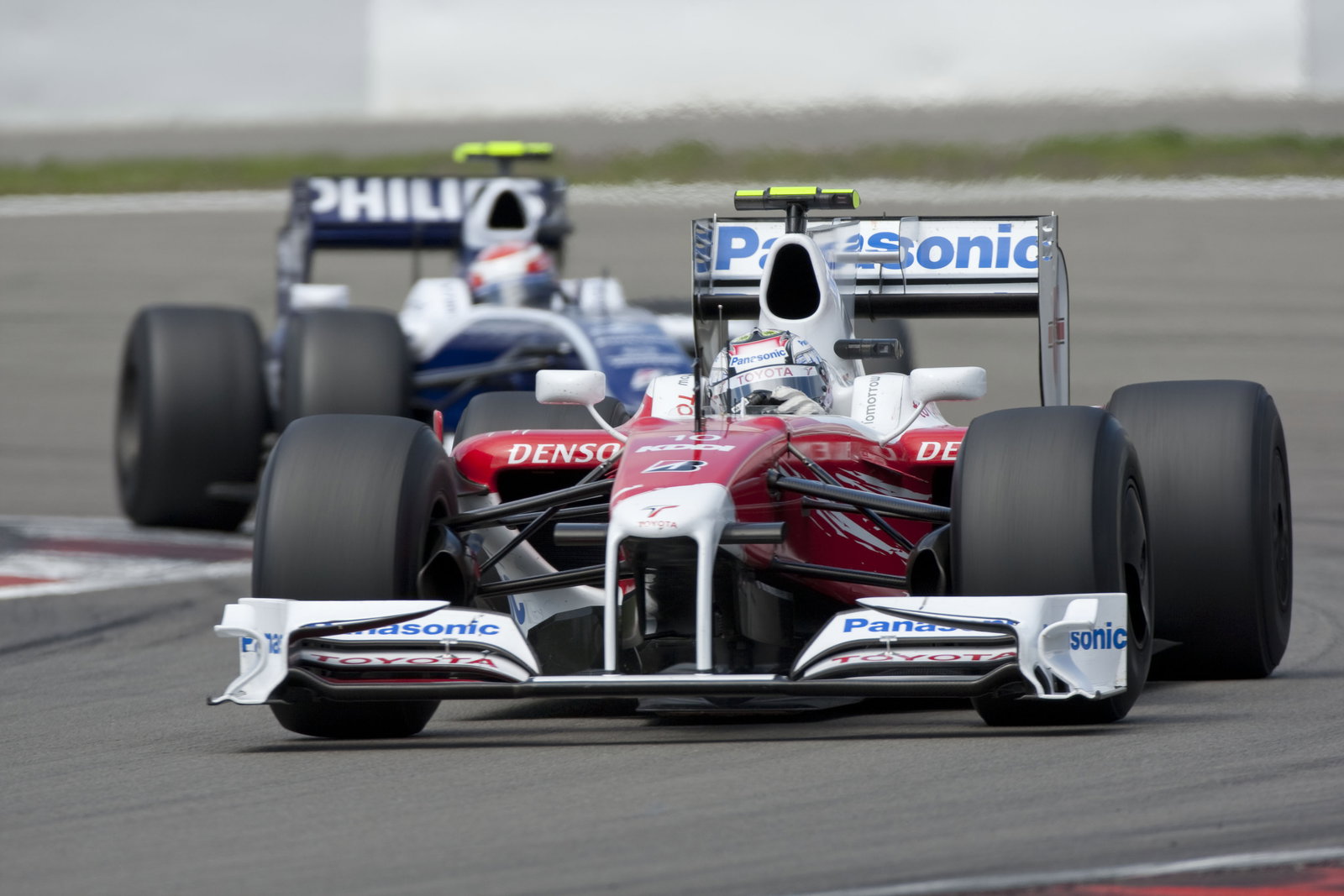 Jarno Trulli (ITA) Toyota TF109, German F1 Grand Prix, Nurburgring, 10-12th, July 2009
