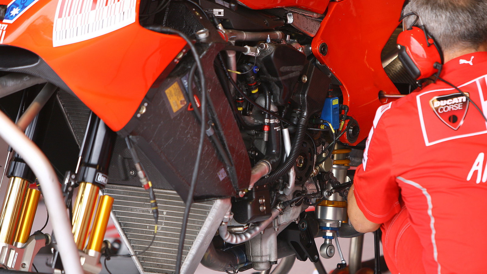 Ducati engine, German MotoGP 2009