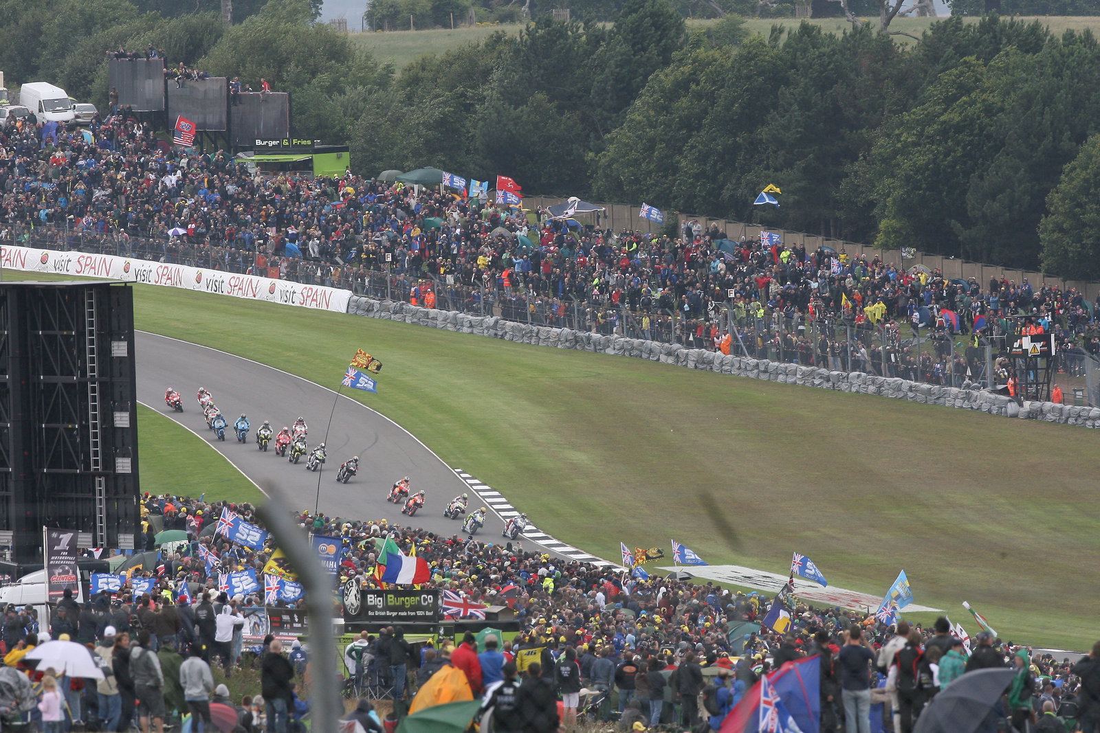 Race Action, British MotoGP Race 2009