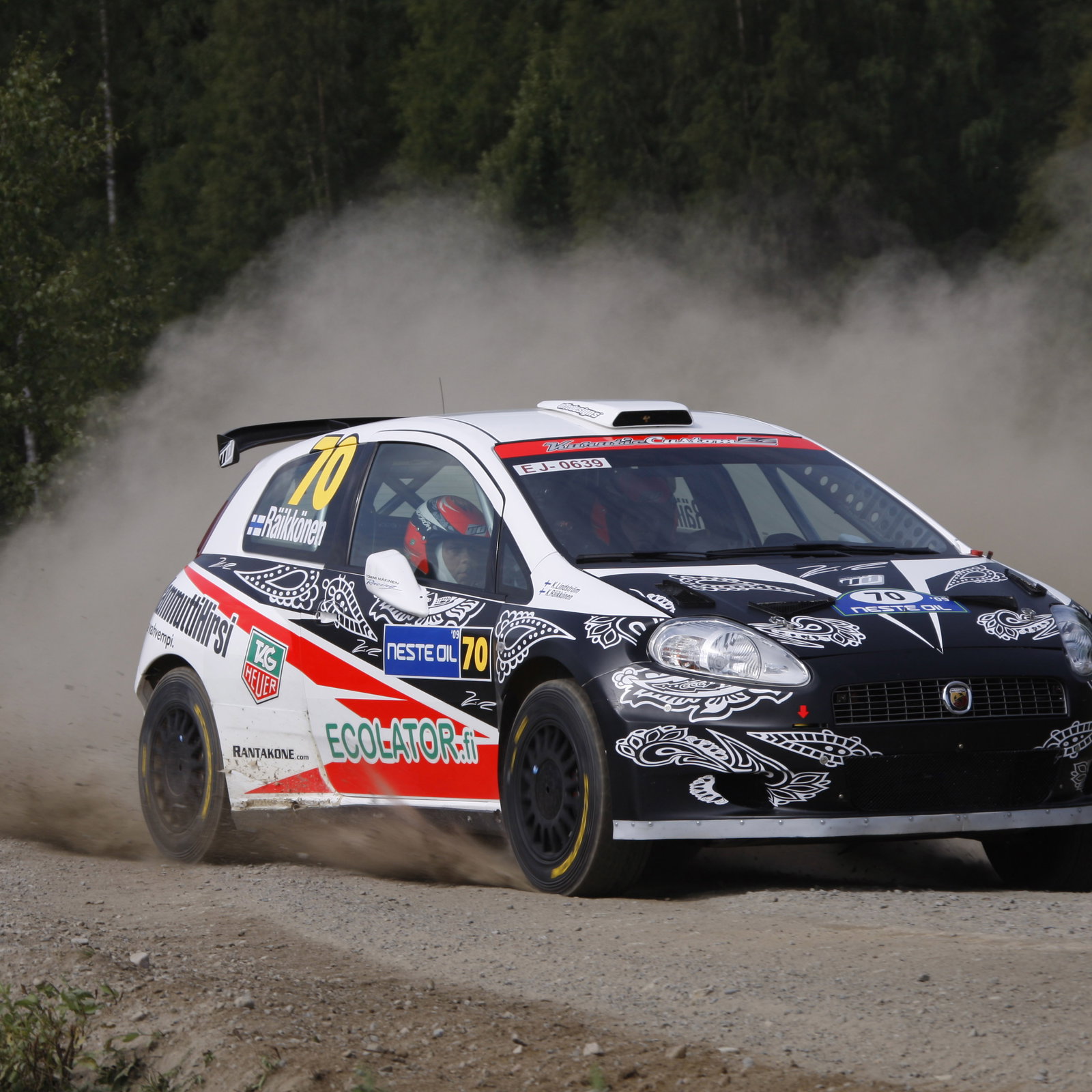 Kimi Raikkonen (FIN) Kaj Lindstrom (FIN), Fiat Grande Punto S2000