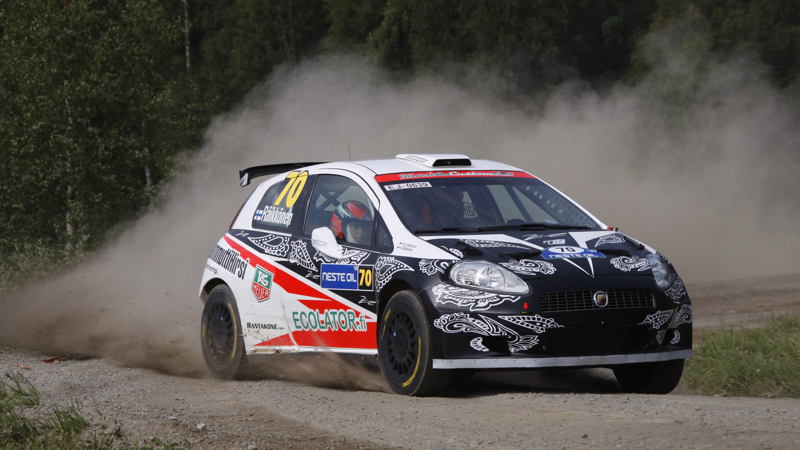 Kimi Raikkonen (FIN) Kaj Lindstrom (FIN), Fiat Grande Punto S2000