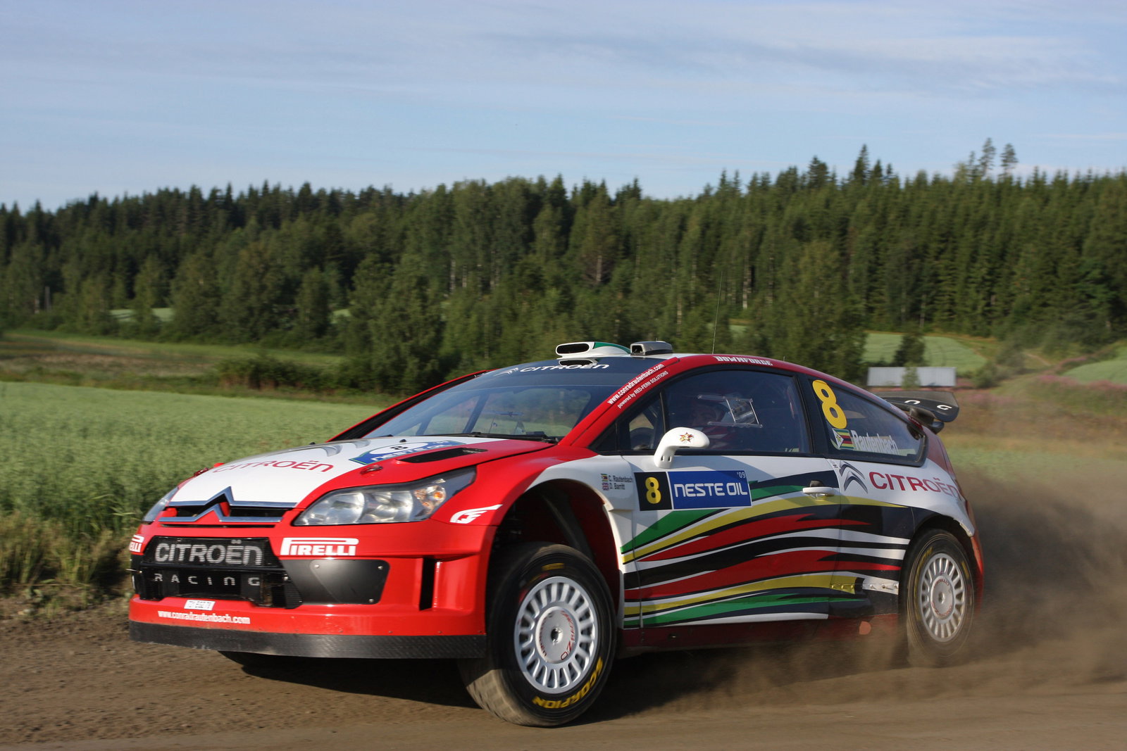 Conrad Rautenbach (ZW) Daniel Barritt (GB), Citroën C4 WRC, Citroen Junior Team