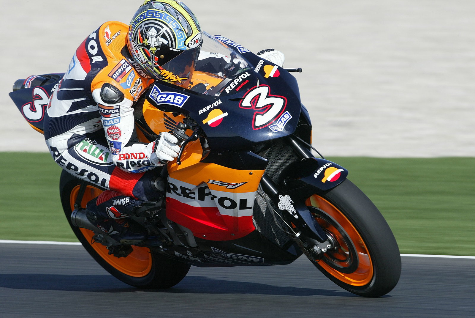 Biaggi, Qatar MotoGP Test 1-3rd, March, 2005