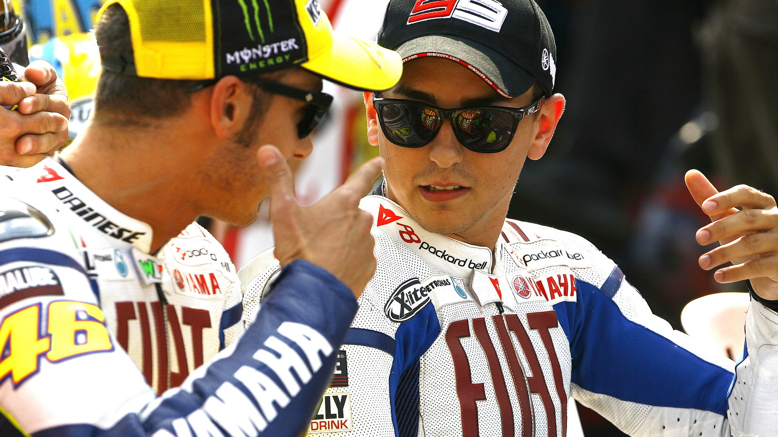 Rossi and Lorenzo, Indianapolis MotoGP 2009