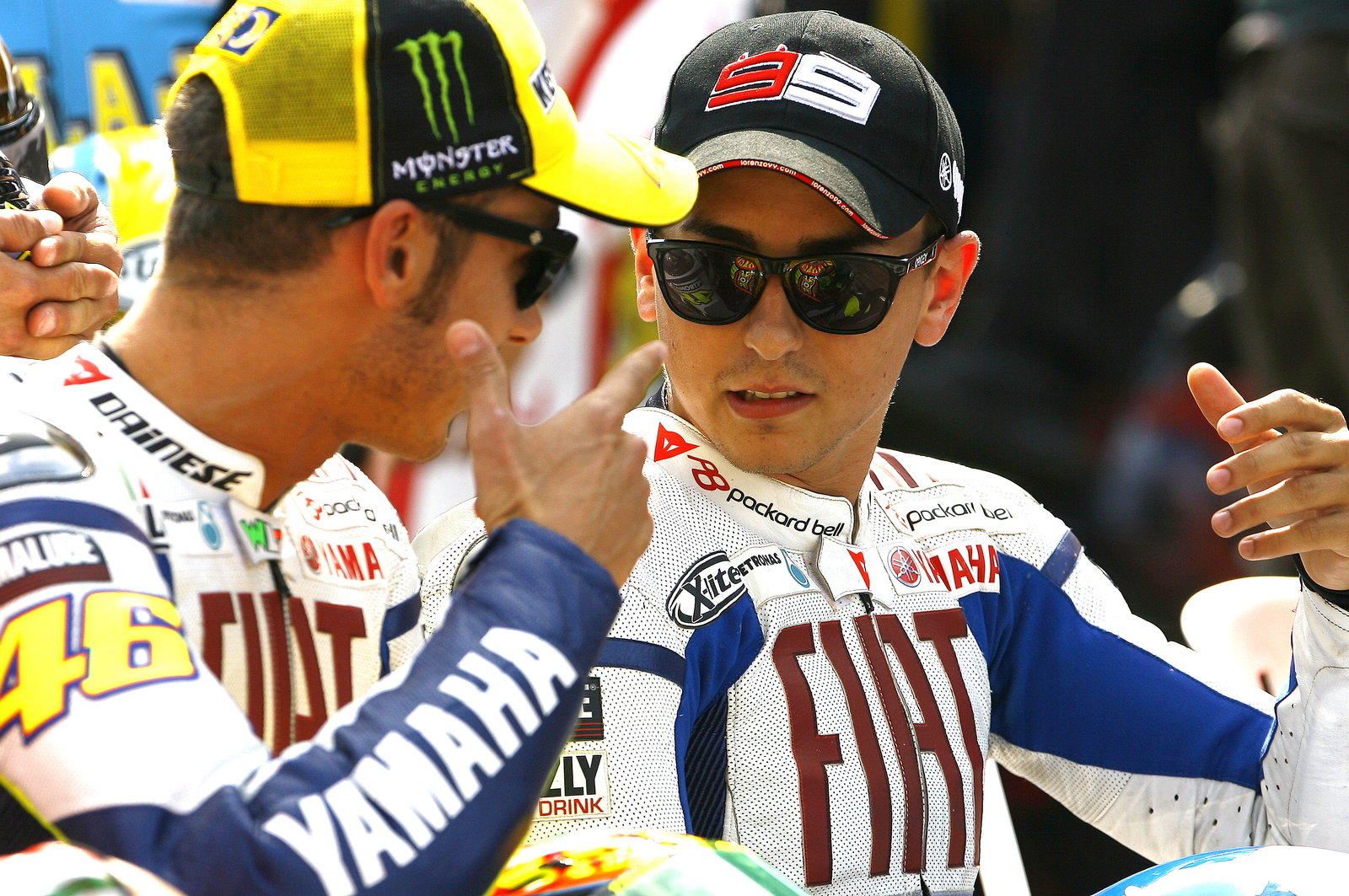 Rossi and Lorenzo, Indianapolis MotoGP 2009