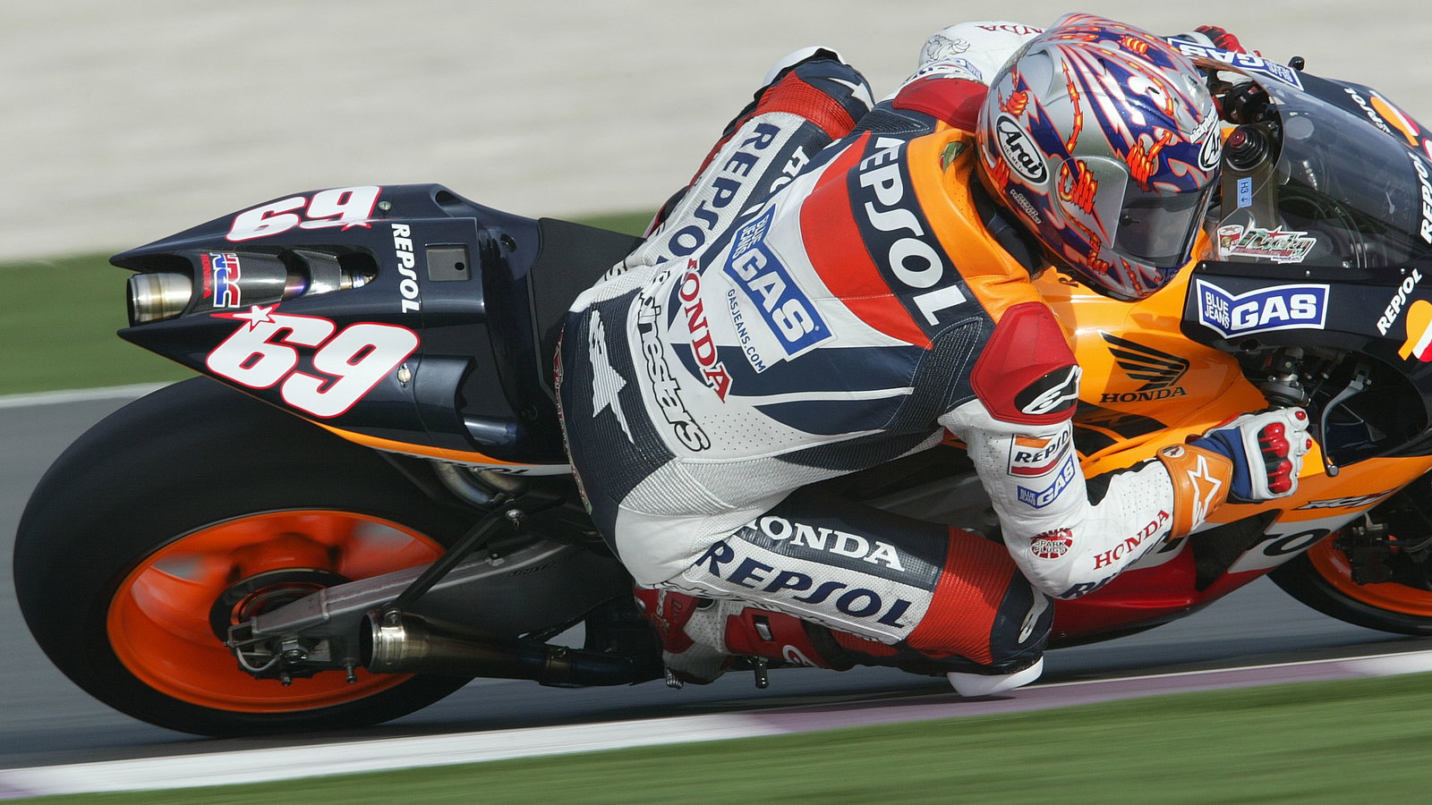 Hayden, Qatar MotoGP Test 1-3rd, March, 2005