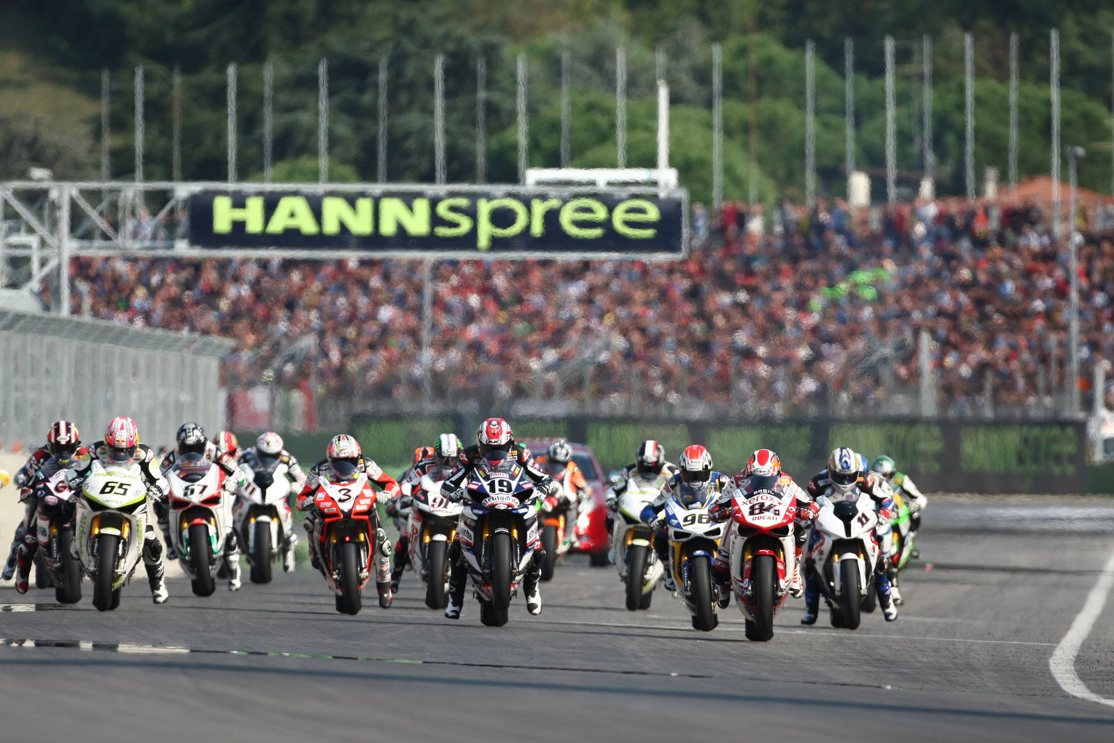Fabrizio, Race Start, Imola WSBK Race 2 2009